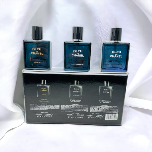 Bleu De Chanel Set (3×30ml)